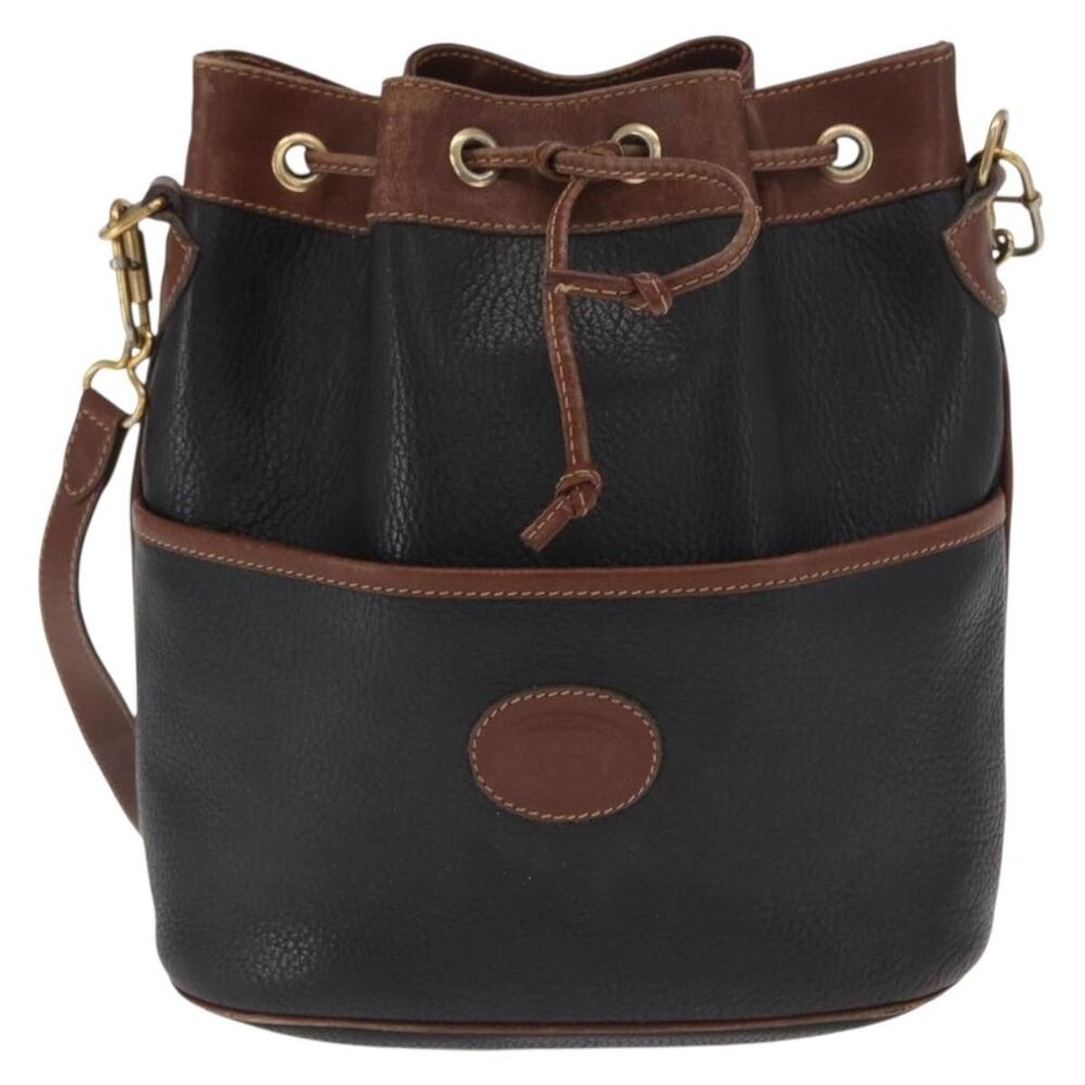 Gucci Leather Shoulder Bag Black